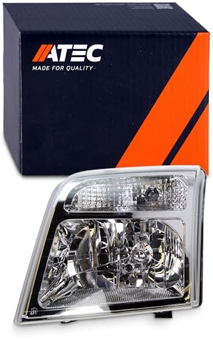 ATEC Germany 1x Hauptscheinwerfer vorne links H4 Frontscheinwerfer mit | Kompatibel mit: FORD TOURNEO CONNECT, TRANSIT CONNECT