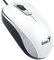 Genius DX-110 USB Óptico 1000DPI Ambidextro Blanco - Ratón (USB, Oficina, Botones presionados, Rueda, Óptico, 1000 dpi)