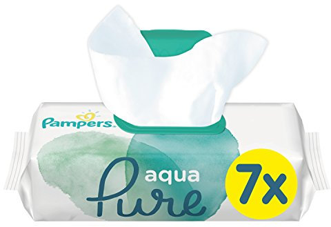 Pampers Aqua Pure Wet Wipes 7 Packs (7 x 48 Wipes)
