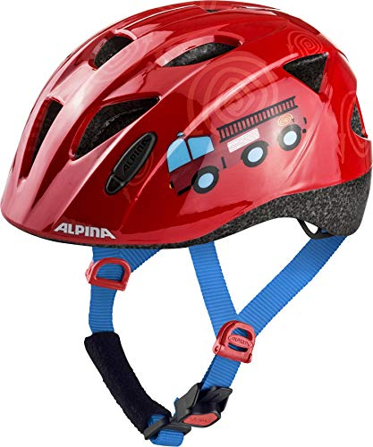 ALPINA A9711 Fahrradhelm, Firefighter Gloss, 49-54 cm
