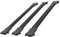 RE&AR Tuning Kompatibel mit Volkswagen T5 Transporter 2003-2015 Fly Model Relingträger Dachträger Auto Gepäckträger Schwarz Aluminium 3 Stangen