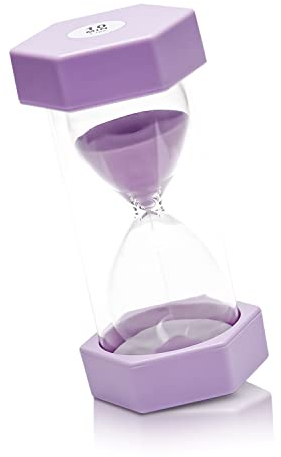 Sanduhren, sechseckiger Sanduhr-Timer, Sanduhr Glas Timer, Macaron Sanduhr, Sanduhr für Kindergeburtstagsgeschenk, für Schule, Klassenzimmer Spiele,Zuhause Küche,Bürodekoration(10 Minuten, Violett)