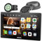 Atoto 7 Zoll QLED Autoradio, Kabelloses Carplay & Android Auto, 2GB+32GB Tragbares Autoradio Mit Mirror Link, GPS Verfolgung, Dual Bluetooth, WiFi, USB, HDMI und Automatischer Abblendfunktion P907SD