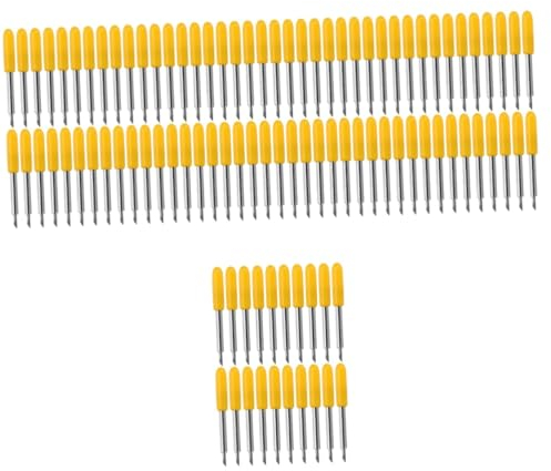 Lurrose 250pièces Lames De Découpe Tungstène pour Cutter Vinyle Outils De Découpe Précis pour Lettrage Et Fabrication De Vinyle