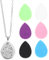 Holibanna 1set Collana Acciaio Inossidabile Per Oli Essenziali Con Ciondolo Forma Di Lacrima Diffusore Aromaterapia Elegante Per Occasioni Speciali Per Mostrare Tuo Stile
