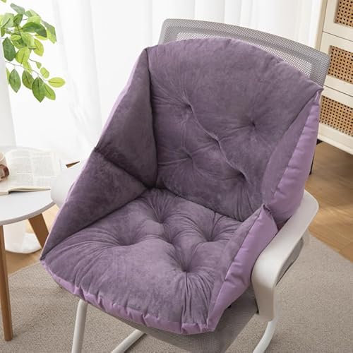 IUYIXWFP Verdicktes Bürostuhlkissen 55 x 45 cm – Ergonomisches Sitzkissen für Schreibtischstühle, Computerstühle, Studentenarbeitszimmer – Rutschfester Komfort zur Linderung von,H