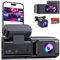 Dash Cam Front and Rear 2.5K+1080P, Ultra HD Dash Cam Built-in WiFi, Dual Car Camera with 32GB Card, 170°Wide Angle, Super Night Vision Dashcam, 24H Parking Mode, G-Sensor, App Control, Loop Recording