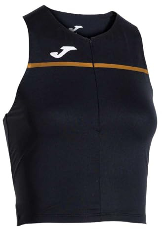 Joma Damen-Laufshirt mit halbem Reißverschluss, XXS-XL, atmungsaktiv, Racerback, Record III