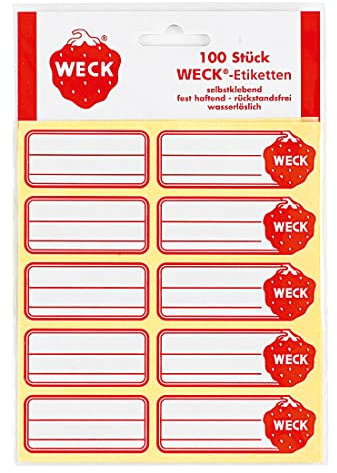 WECK Selbstklebeetiketten 100 Stück