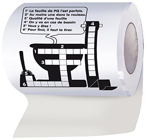 Papier WC mots croisés