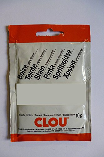 Clou Spiritusbeize in Pulver 10 g. Inhalt eiche hell 163