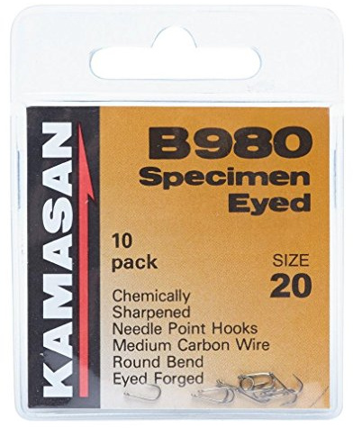 Kamasan B980 Barbed Specimen Eyed Hooks