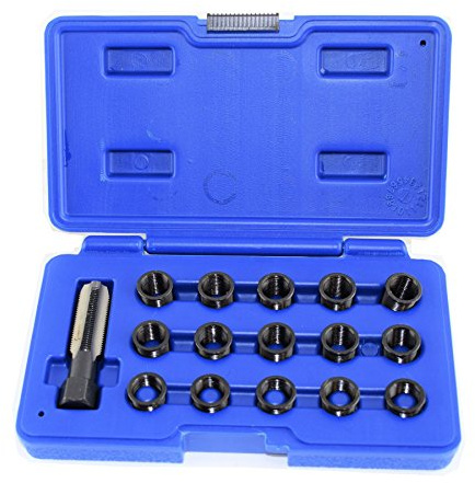 AB Tools Spark Plug Tap Thread Repair Rethreading Set Kit M14 x 1.25 16pc