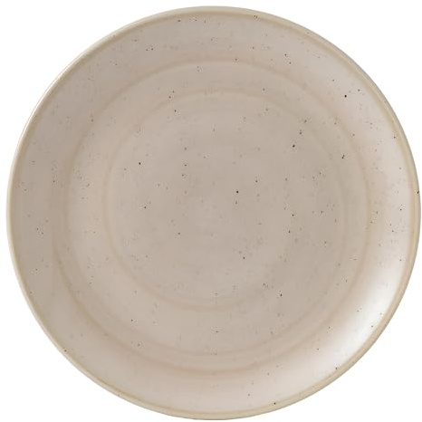 Churchill Super Vitrified GR934 Stonecast Coupe Plate Nutmeg Cream, 288 mm (Pack of 12)