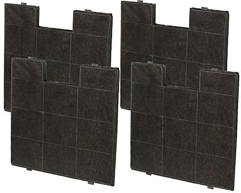 keenberk Kohlefilter für AMICA Dunstabzugshauben KF 17142 (4 Stück) - passend für KH17158, KH 171128