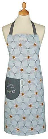 City Look Imports Cooksmart Küchenschürzen für Damen, 100% Baumwolle, Küchenschürze mit Taschen, modernes Design, Kochschürzen für Damen, geeignet für alle Arten von Küchen