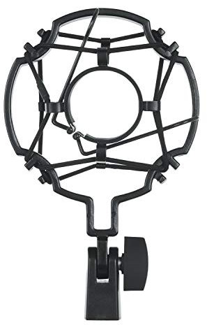 Gator Frameworks Universal Shockmount for Microphones 42-48mm in Diameter, Reduces Vibration to Improve Recording Quality (GFW-MIC-SM4248)