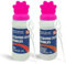 Pet Touch: 2 x Blasen, interaktives Spielen mit Hunden, Medium Breeds, Haustier-Spielzeug, 120 ml (Pack of 2), Rosa, Rind, Erdnussbutter