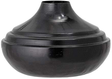 Bloomingville Vase Masih, schwarz, Eisen