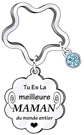 FGHJK Cadeau Fête des Mères Porte-clés Maman Original Cadeau pour Maman (4)