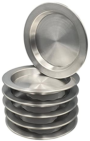 Almina Künefe Teller Künefe Tabagi Teller Backform rund Aluteller Kunafa Aluminium Kunefa ca.17cm (12)