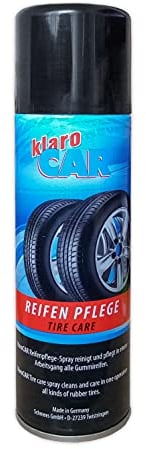 klaroCAR Reifen Pflege Spray 300ml Reifenglanz Reifenreiniger Reifenpflege Reifenglanzmittel Glanz Reiniger Auto 42