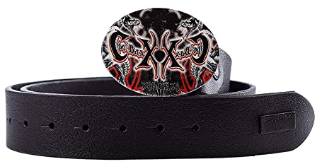 Cipo & Baxx Herren Gürtel CG203-bans Schwarz 95cm x 3,8cm