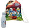 NERTHUS FIH 972 Doppelwandige Trinkflasche 350 ml Schlümpfe + Rucksack