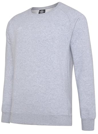 Umbro Womens/Ladies Club Leisure Sweatshirt (S) (Grey Marl/White)