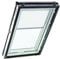 Original Roto Verdunkelungsrollo ZRV - Nahezu vollständige Verdunkelung - Führungsschiene Silber - Dachfenster Baureihe Designo R4/R7 und Classic 43/73 - Größe 114/098 | 11/09 - Stofffarbe Weiß