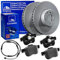 ATE Bremsscheiben 348mm + CERAMIC Beläge vorne passend für 5er F10 F11