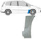 Polcar Für Ford C-MAX 2003-2010 Vorne Kotflügel Reparaturblech, Rechts, Silber, Eisen