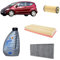 Kit tagliando 3 filtri + 6 L olio Q8 5W30 per Classe B W245 gasolio B180 CDI B200 CDI (2005-2011)