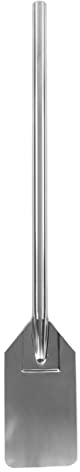 Espátula para Wok de Acero Inoxidable, Herramientas de Cocina de Mango Extra Largo de Metal, Espátula de Mezcla de Cocina Ultra Larga, Espátula de Cocina de Mango Largo Duradero (77CM)