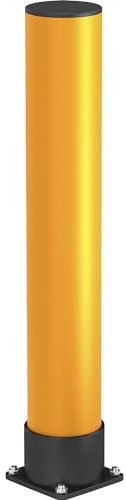 ampere | Rammschutz-Poller | Rohrdurchmesser 140 mm | verkehrsgelb | Höhe 900 mm
