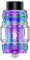 Z Fli Tank 5,5ml Atomizador Cigarrillo Electrónico Top Airflow Leakproof Fit Z Coil Zeus Dual Glass Vaporizador Original (Arco Iris) - No Nicotine