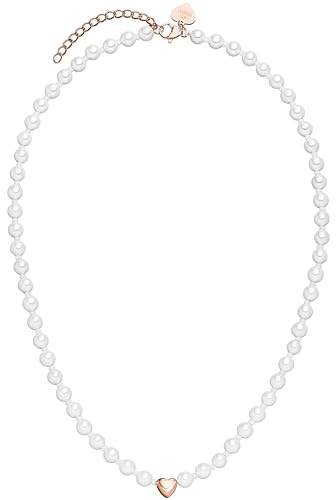 Purelei® Lovely Kette Damen (Rosegold) – Halskette Damen aus langlebigem Edelstahl – Wasserfeste Kette mit Anhänger – 40-45 cm Länge verstellbar – Halskette für deinen individuellen Look