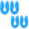 RTRTGS 2 Paires Talonnettes Gel Talon Coussin, Talonnettes en Gel, Epine Calcaneenne Silicone Talonette, Soulage Douleurs Pieds Semelle Talon, Tendinite et Fasciite Plantaire Orthopédique Coussinet