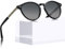 CARFIA Vintage Sonnenbrille Damen, Hochwertige Runde Polarisierte Brille mit 100% UV-Schutz