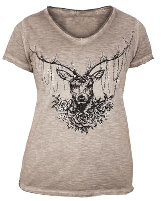 Hangowear Damen T-Shirt Yadira grau S
