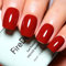 Firedeep Red Gel Nail Polish,16ML Large Bottle Mid Red Color Soak Off UV LED Nail Gel Polish Autumn Winter Christmas Nail Art Starter Manicure Salon DIY at Home 1Pcs
