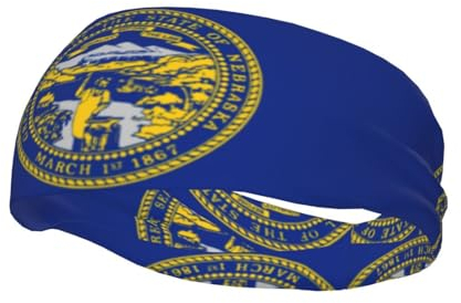 Unisex-Kopfbedeckung mit Nebraska-Flagge, vielseitig, modisch, athletisch, für jeden aktiven Enthusiasten