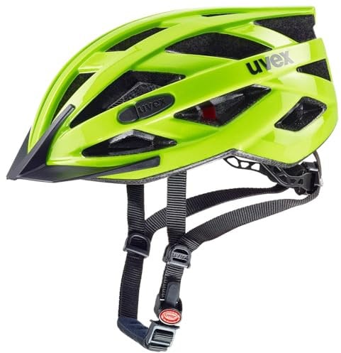 uvex i-vo 3D - Leichter Allround-Helm für Damen und Herren - individuelle Größenanpassung - erweiterbar mit LED-Licht - neon Yellow - 52-57 cm