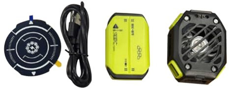 Qussedser X111 Magnetischer Halbleiter-Kühler für Handy, mit 7 Gängen, einstellbarer Spielkühler für iOS und Android, universell