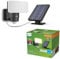Philips Tylus ultraeffiziente Solar-Sicherheitsleuchte für den Außenbereich mit Sensor, 3000K weißes Licht, 1000/50lm, Schwarz