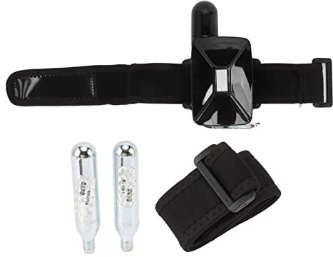 Bracciale anti -annegamento, cinturino da polso per salvataggio regolabile da bagno di emergenza salvavita con sacca a gas per nuotare (B)
