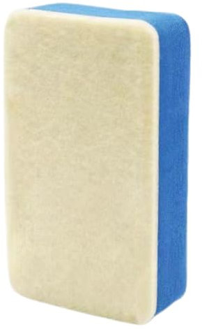 Sponge en feutre de laine - tampons de polissage manuel, lunettes de voiture plus nettoyantes | Accessoires pour enlever la gomme laque pour le nettoyage du verre automobile, lingettes éponges