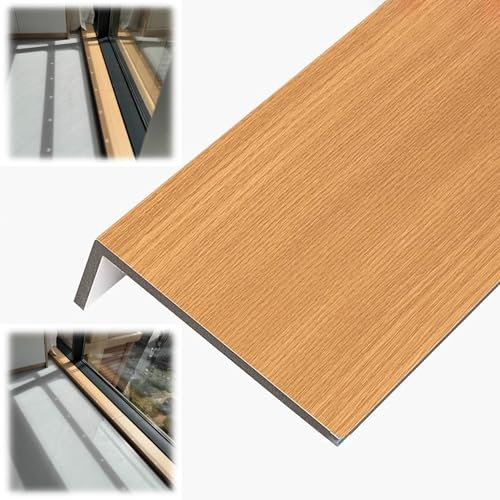 UZAMIRLEX Copri davanzale della Finestra, Protezione for davanzale in Acrilico Composito, Diverse Misure(50x15cm(19.6x5.9in))