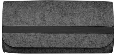 Portable 60/87/104 Keys Keyboard Bag Keyboard Pack Felt Bag Mechanical Keyboard Carrying Case Storage Bag Peripheral Bag(Dark Grey-31x17x4cm)