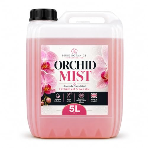 Pure Botanics Orchid Mist 5L, Ready to Use Plant Spray for Leaves & Aerial Roots, Hydrating Mist for Orchids, Made in the UK